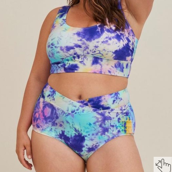 torrid Other - TORRID tie-dye colorful bikini swimsuit set, 3X.